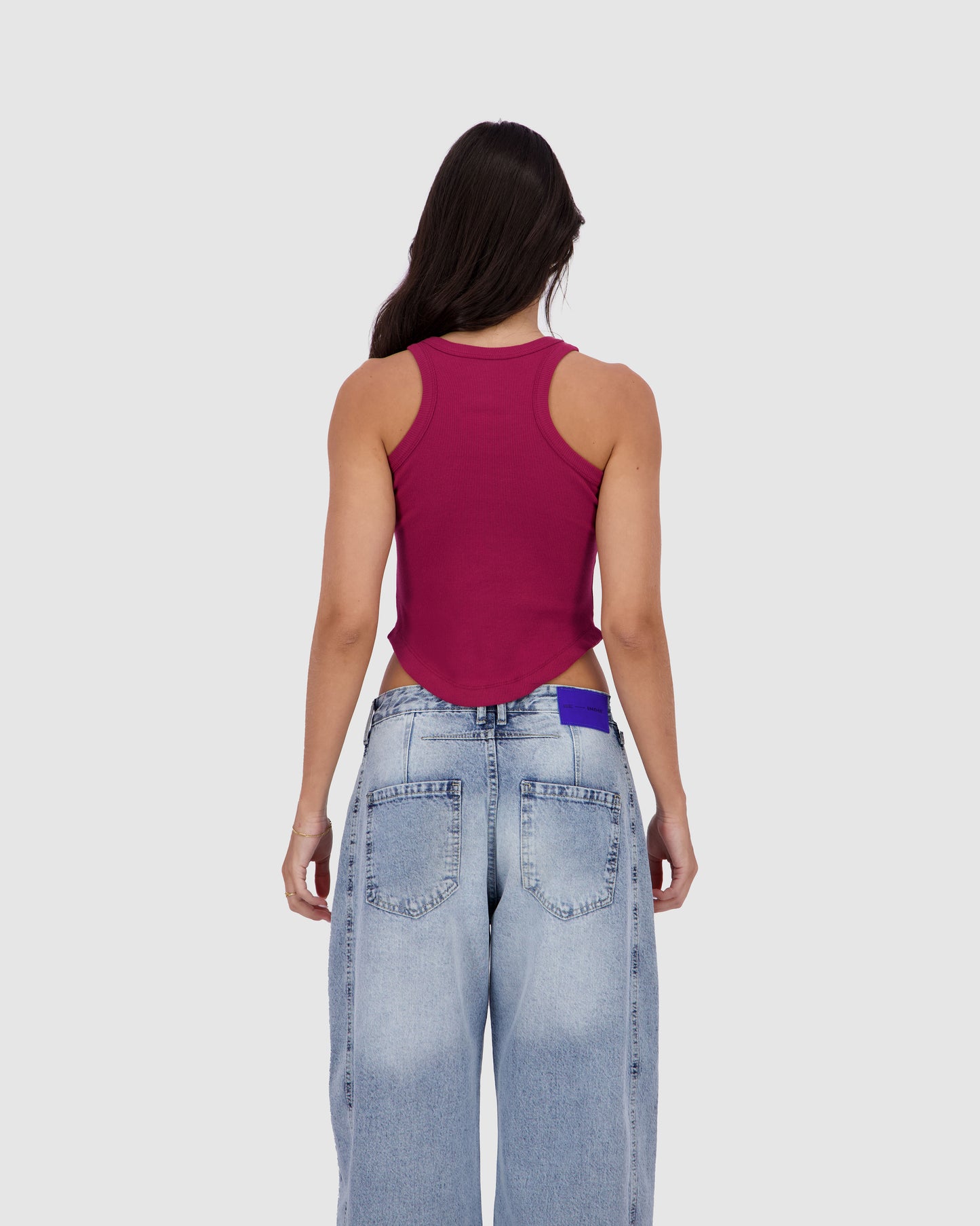 Curve Tank -Burgundy