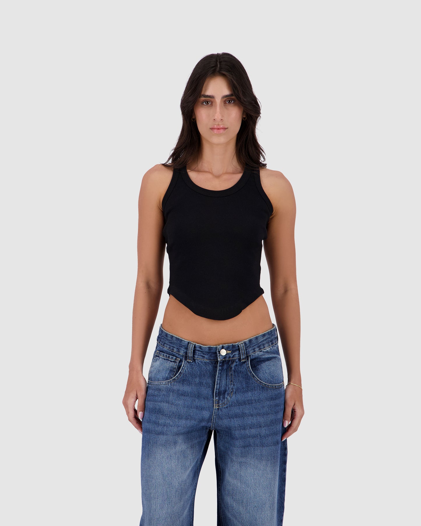Curve Tank -Black