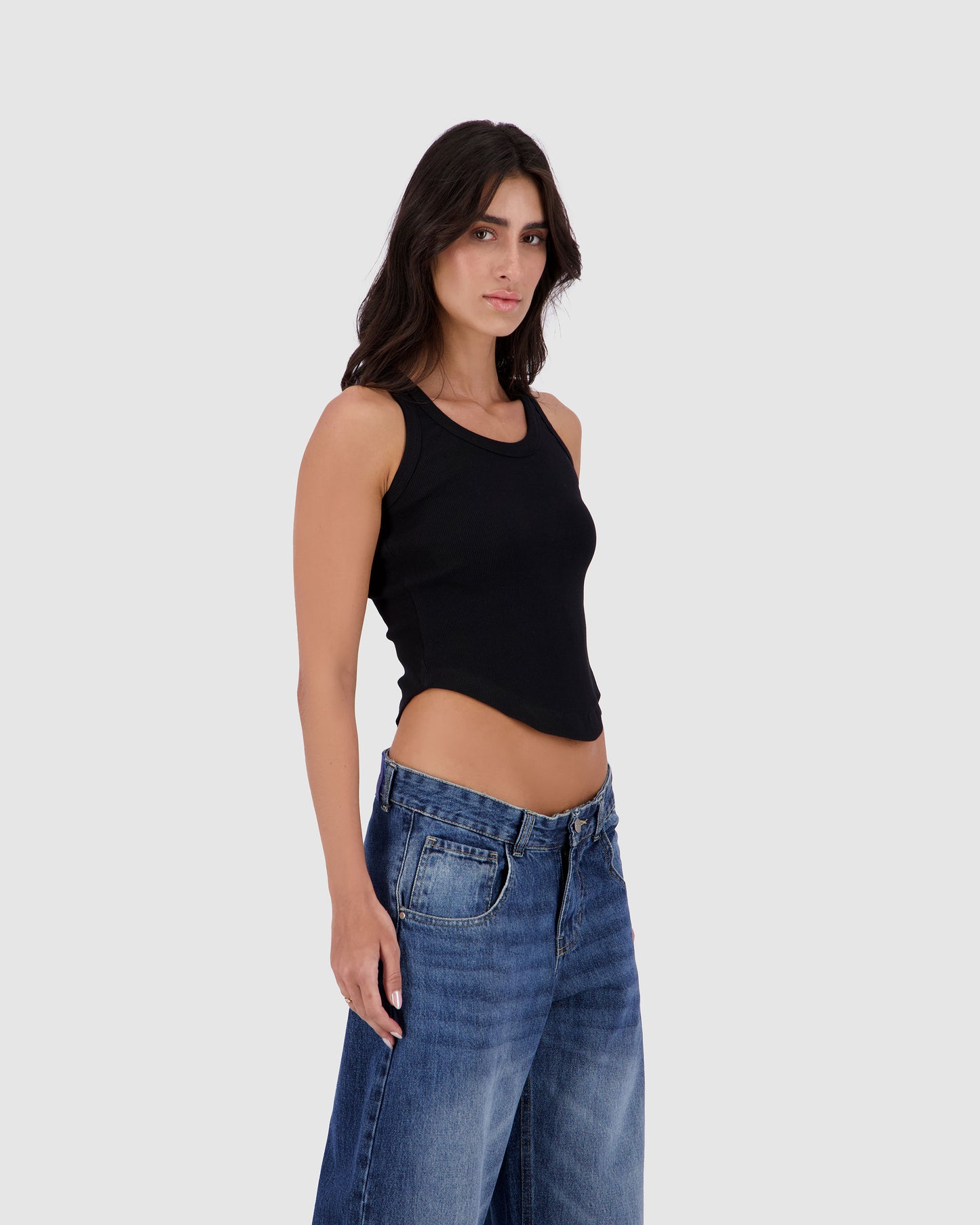 Curve Tank -Black