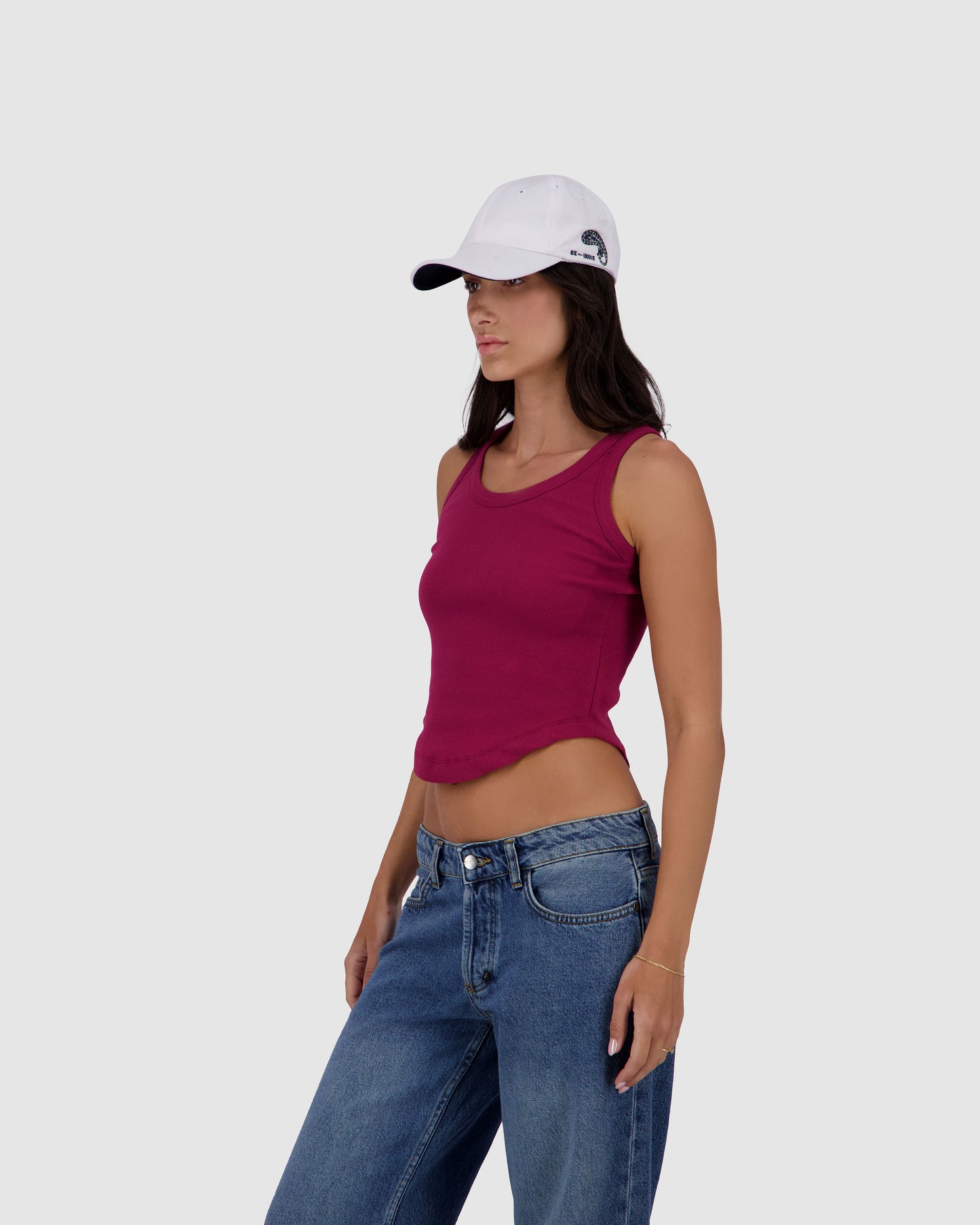 Paisley Cap - White