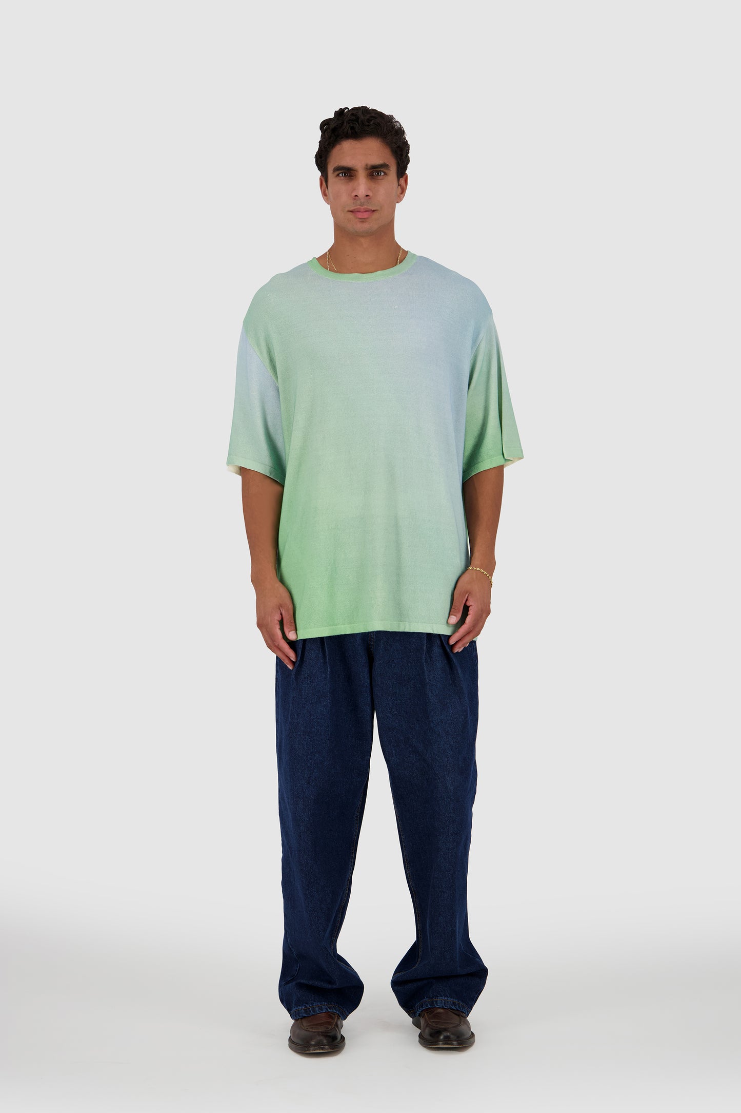 Ocean Tee -Print Green
