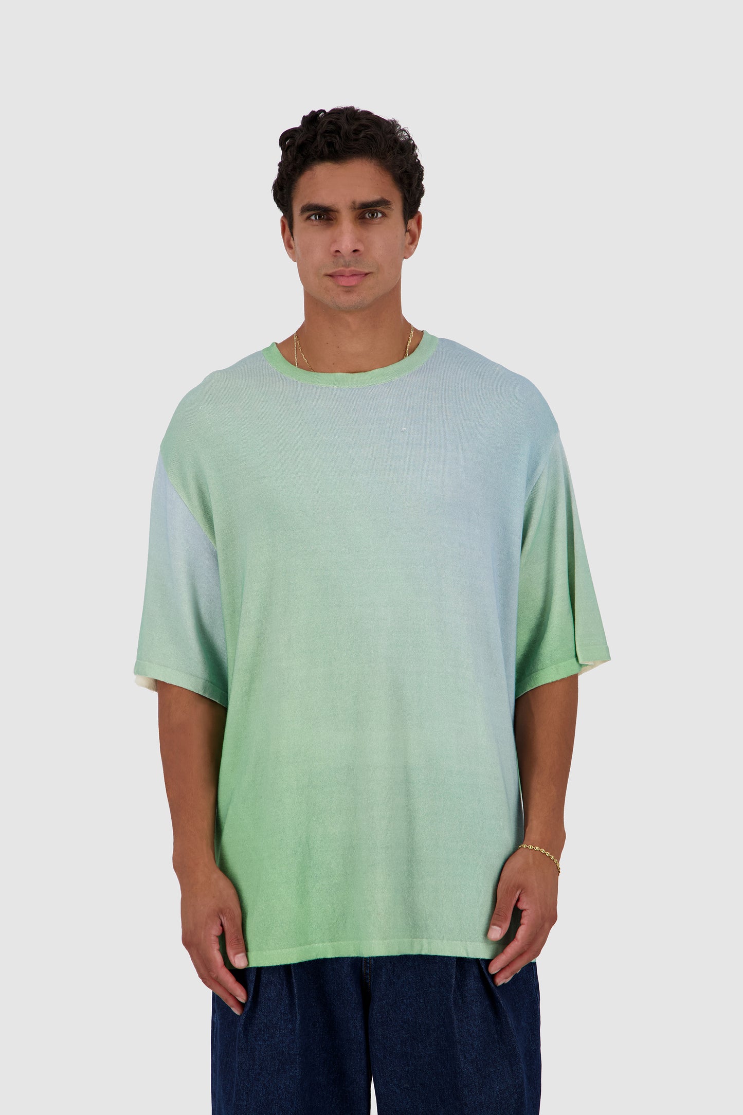 Ocean Tee -Print Green