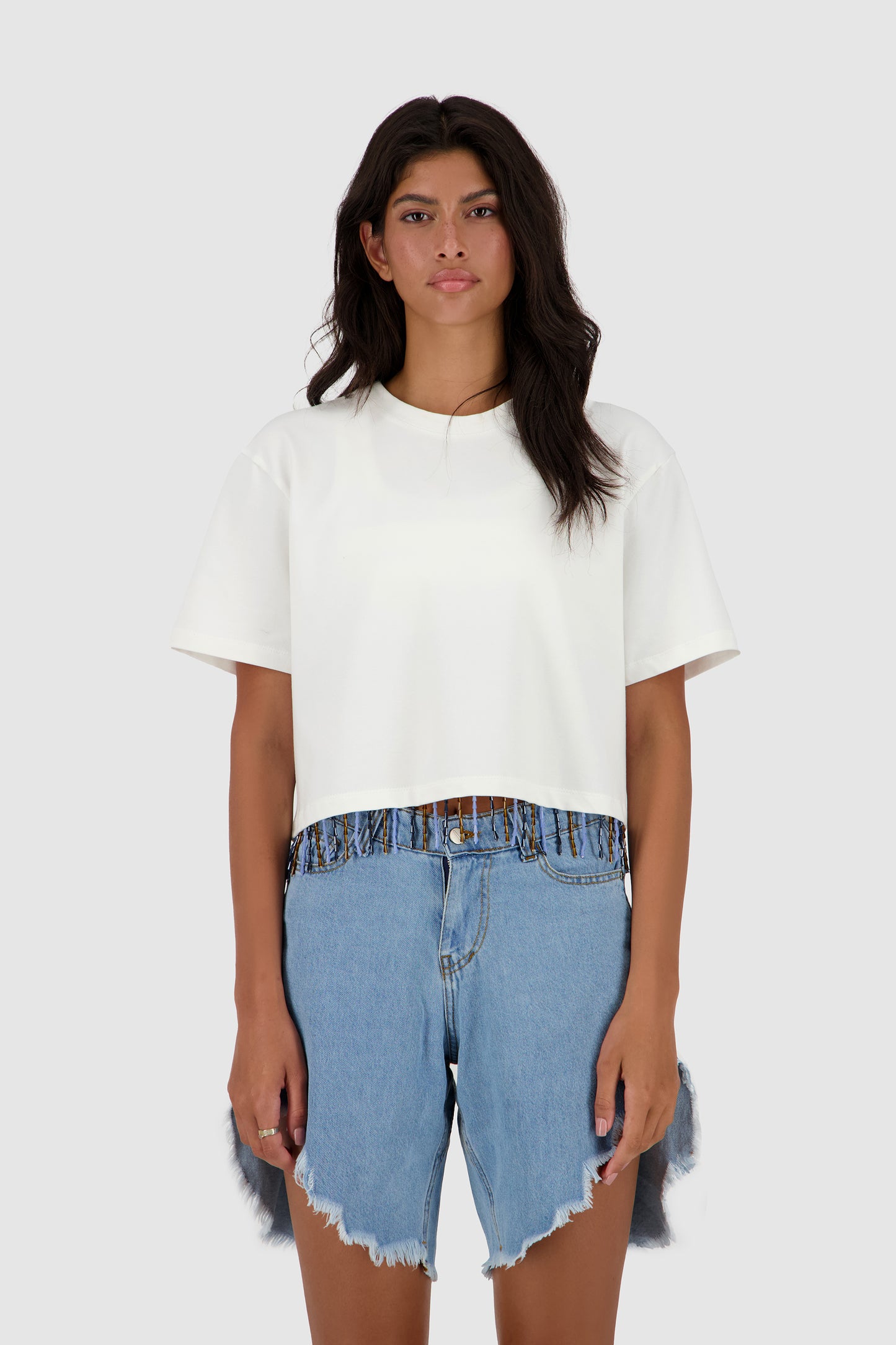 Fluffy Shorts -LA Blue