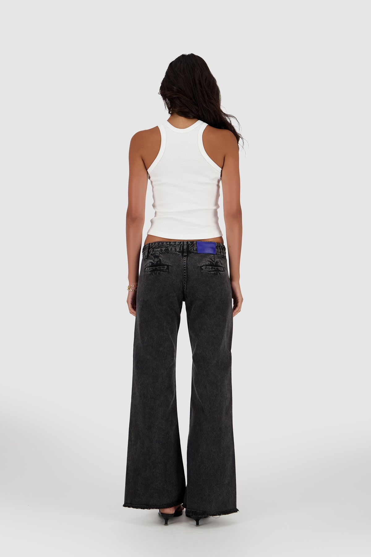 Low Rider Jeans Stone Black
