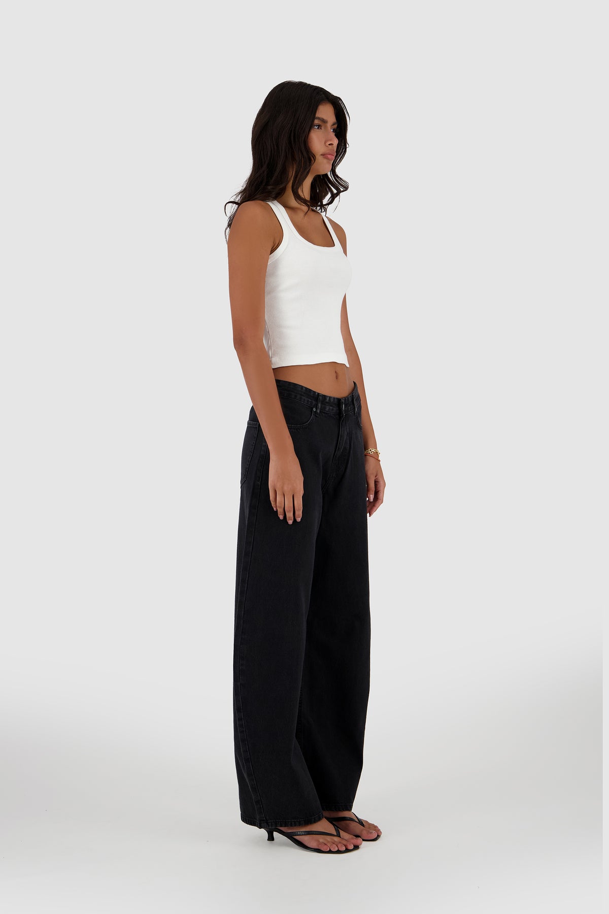 Barrel Jeans Black