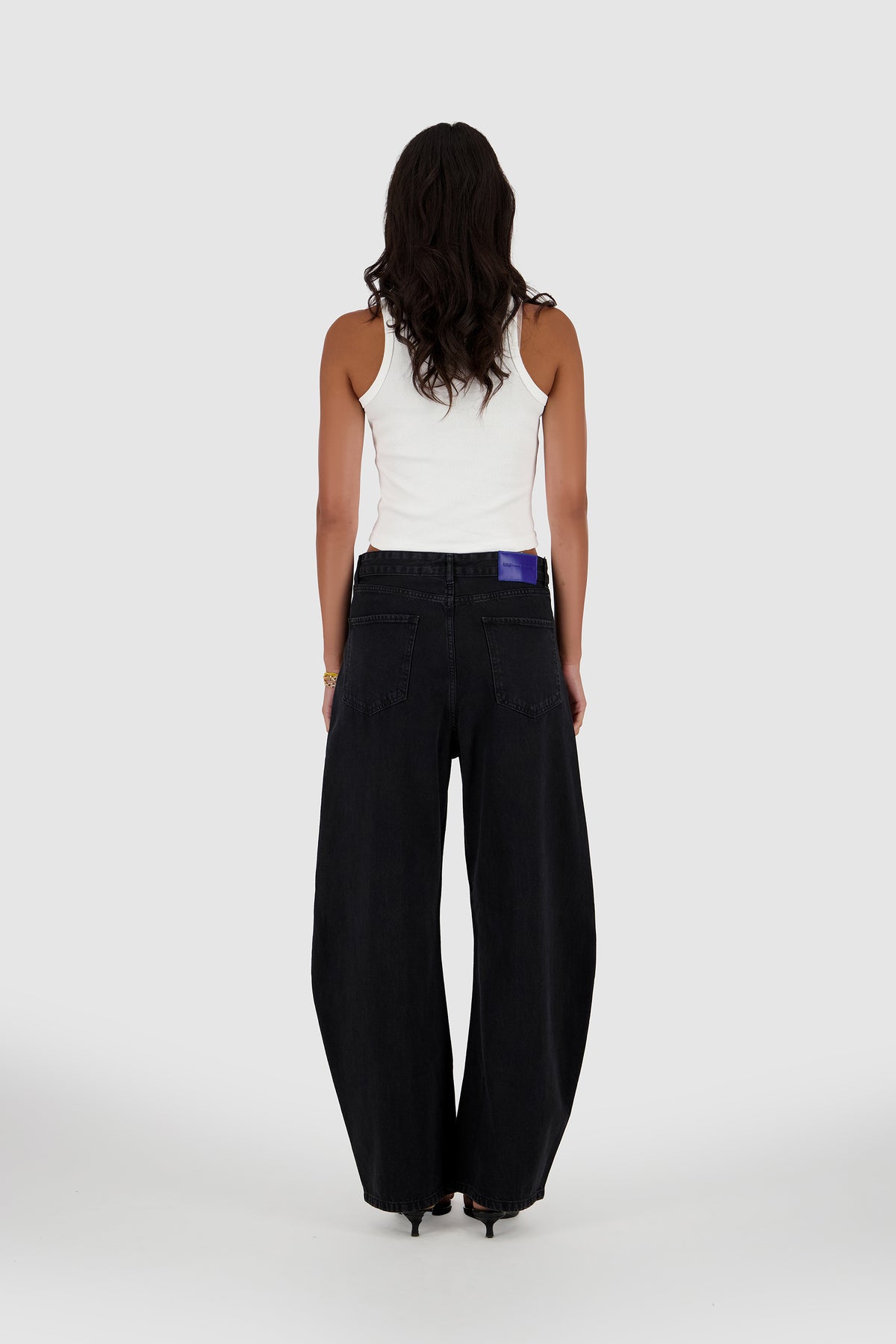 Barrel Jeans Black