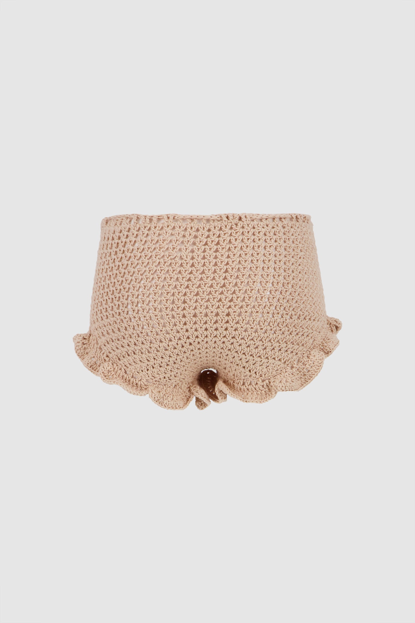 Crochet Shorts -Beige