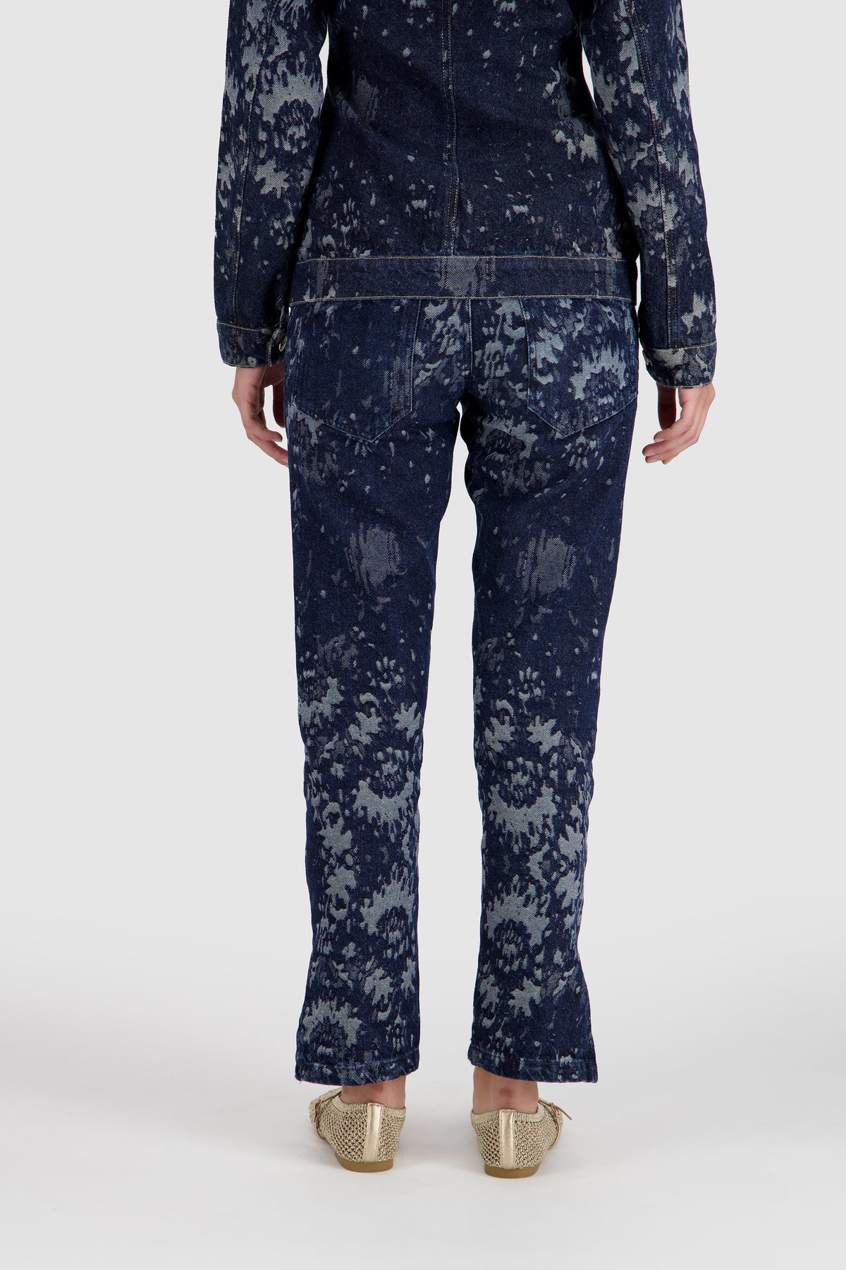 Jacquard Jeans -Midnight Blue