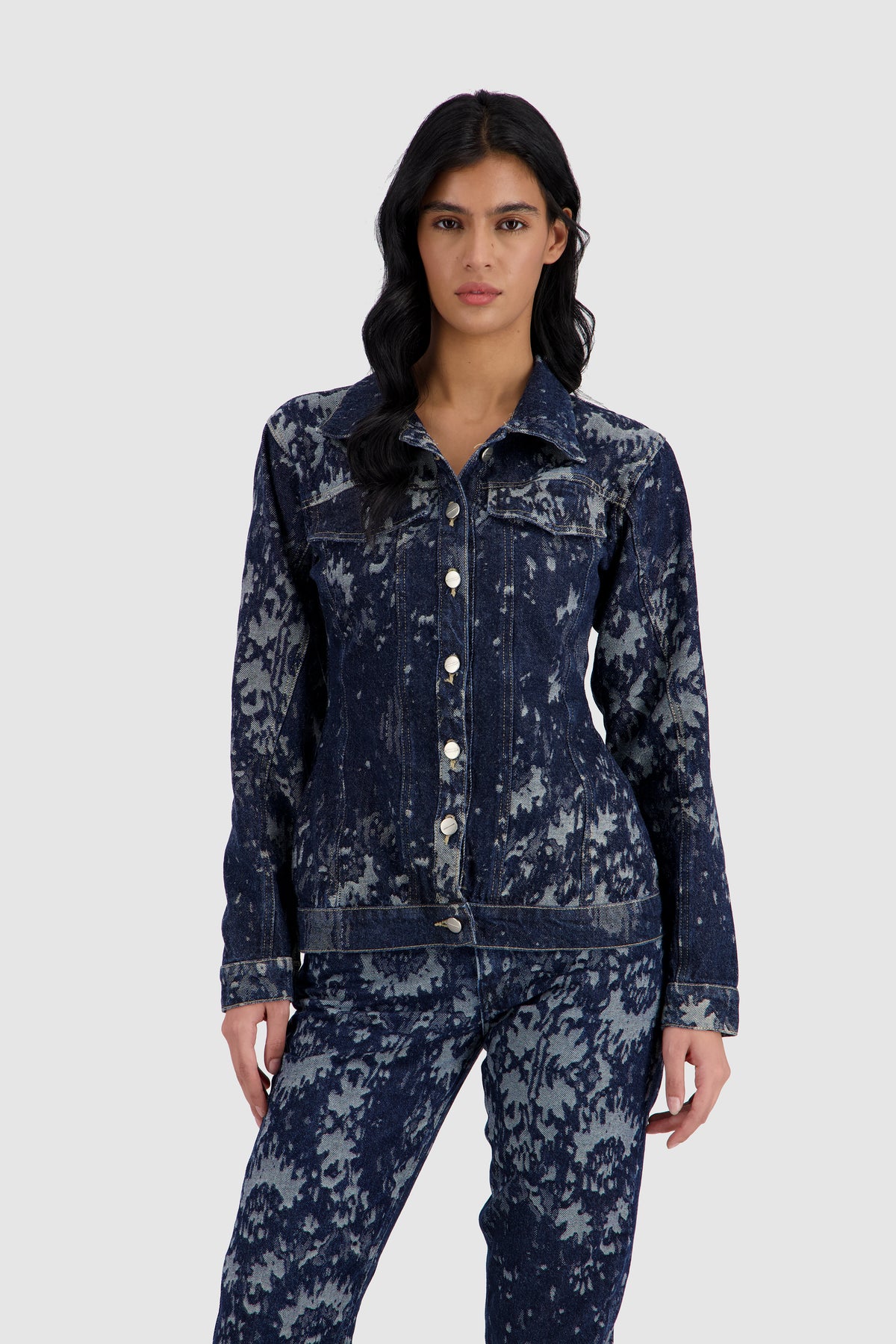 Jacquard Blazer -Midnight Blue