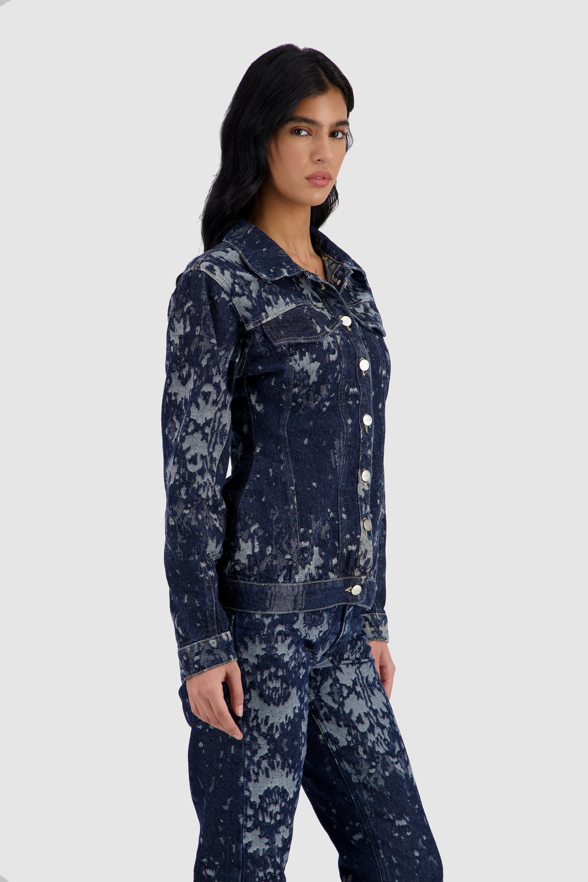 Jacquard Blazer -Midnight Blue