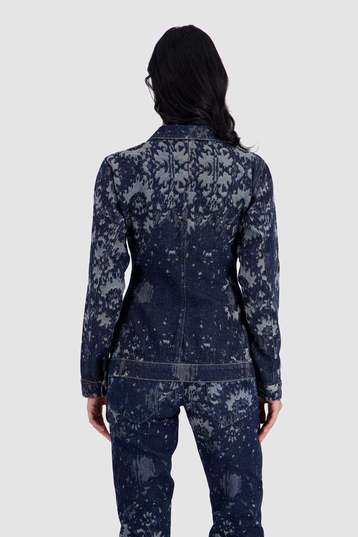 Jacquard Blazer -Midnight Blue