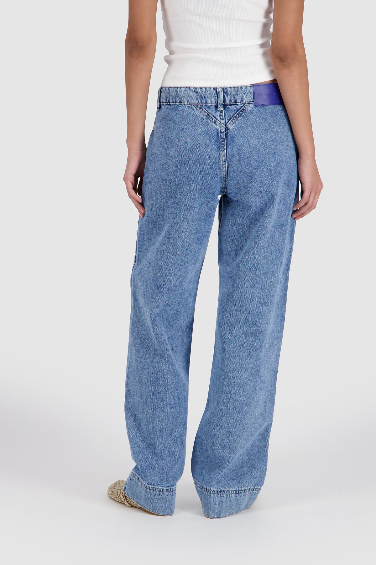 Full Be-Dazzled Destiny Jeans -Stone Blue