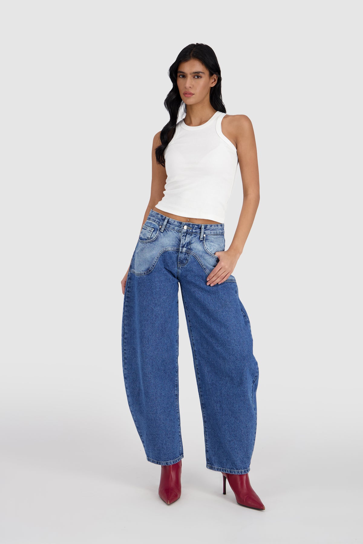 Western Extra Wide Jeans