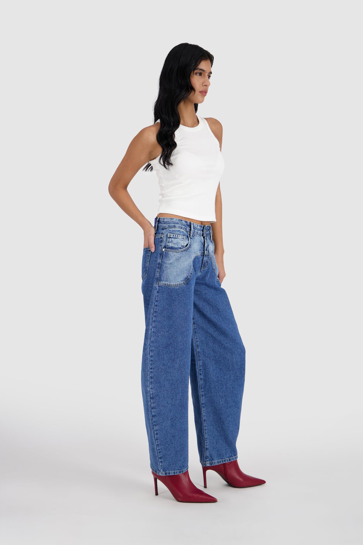 Western Extra Wide Jeans