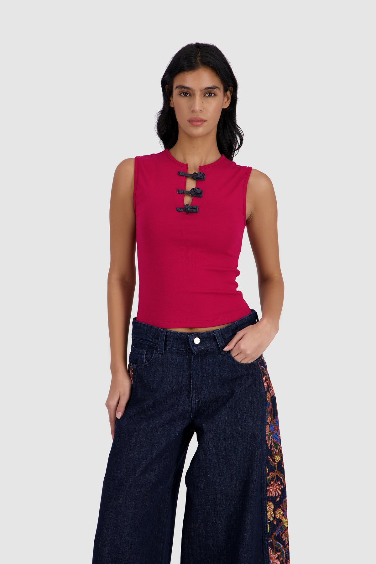 Mandarin Tank -Red