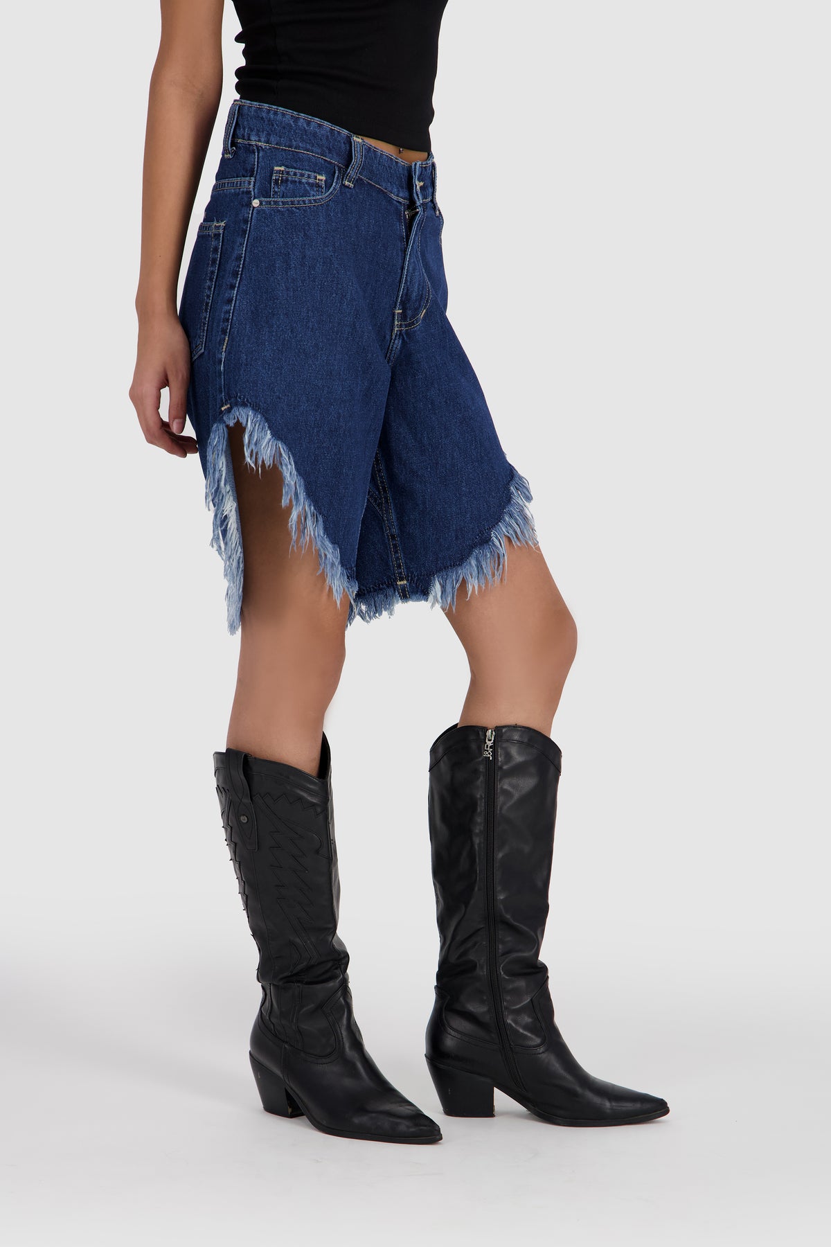 Fluffy Shorts -Indie Blue