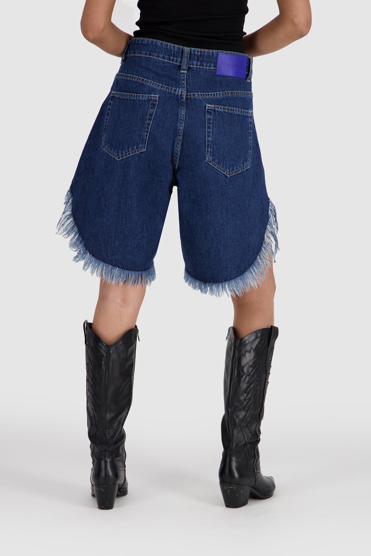 Fluffy Shorts -Indie Blue