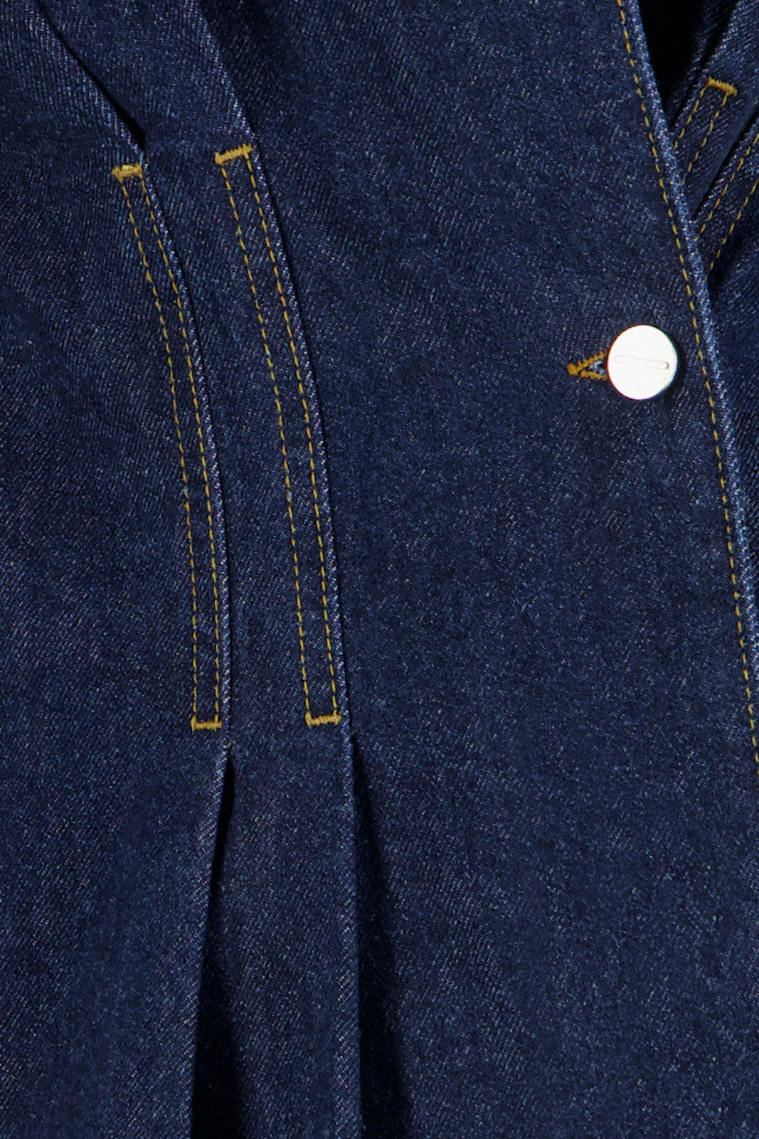 Denim Side Buttoned Shirt - Midnight Wash