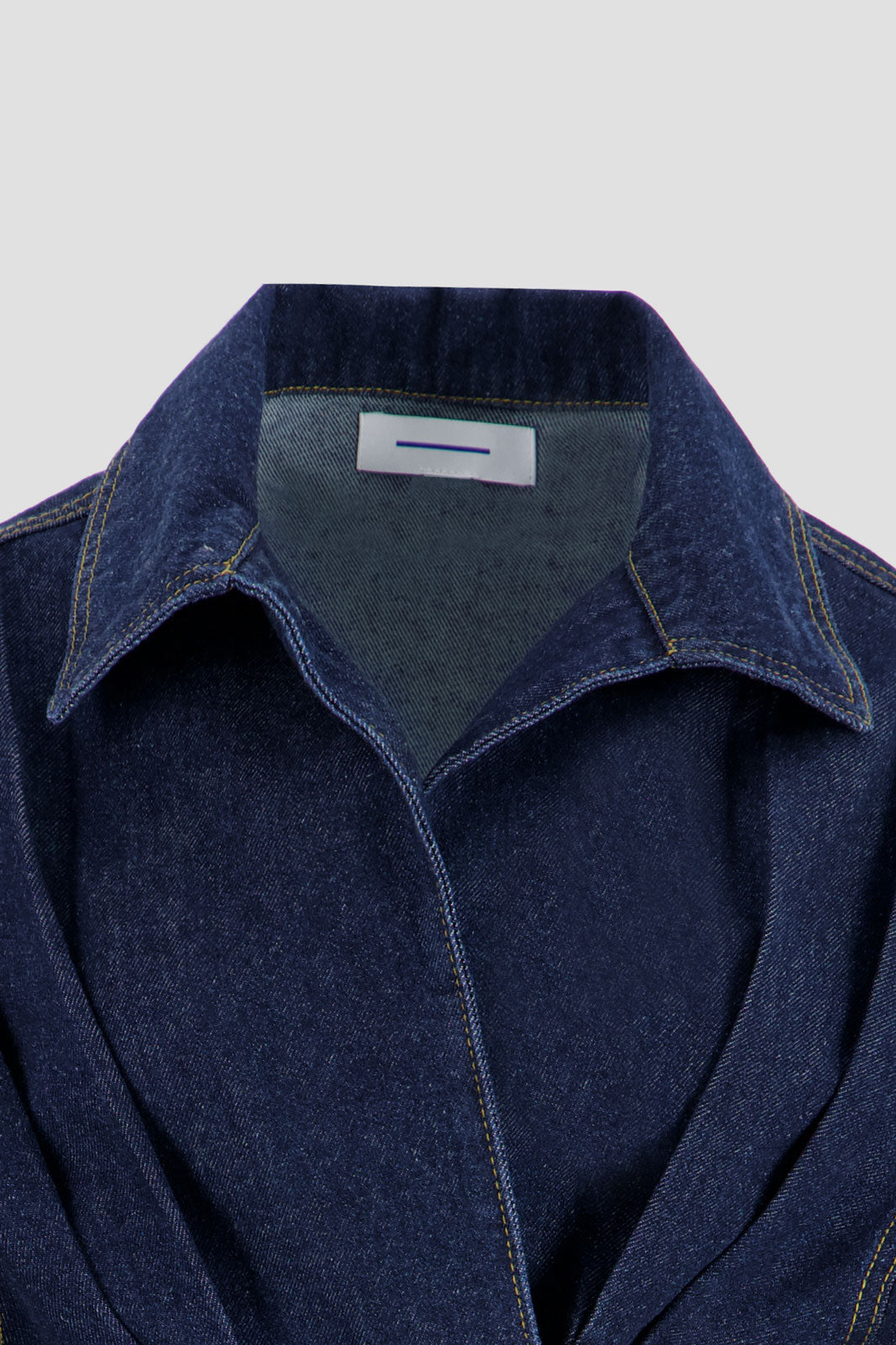 Denim Side Buttoned Shirt - Midnight Wash