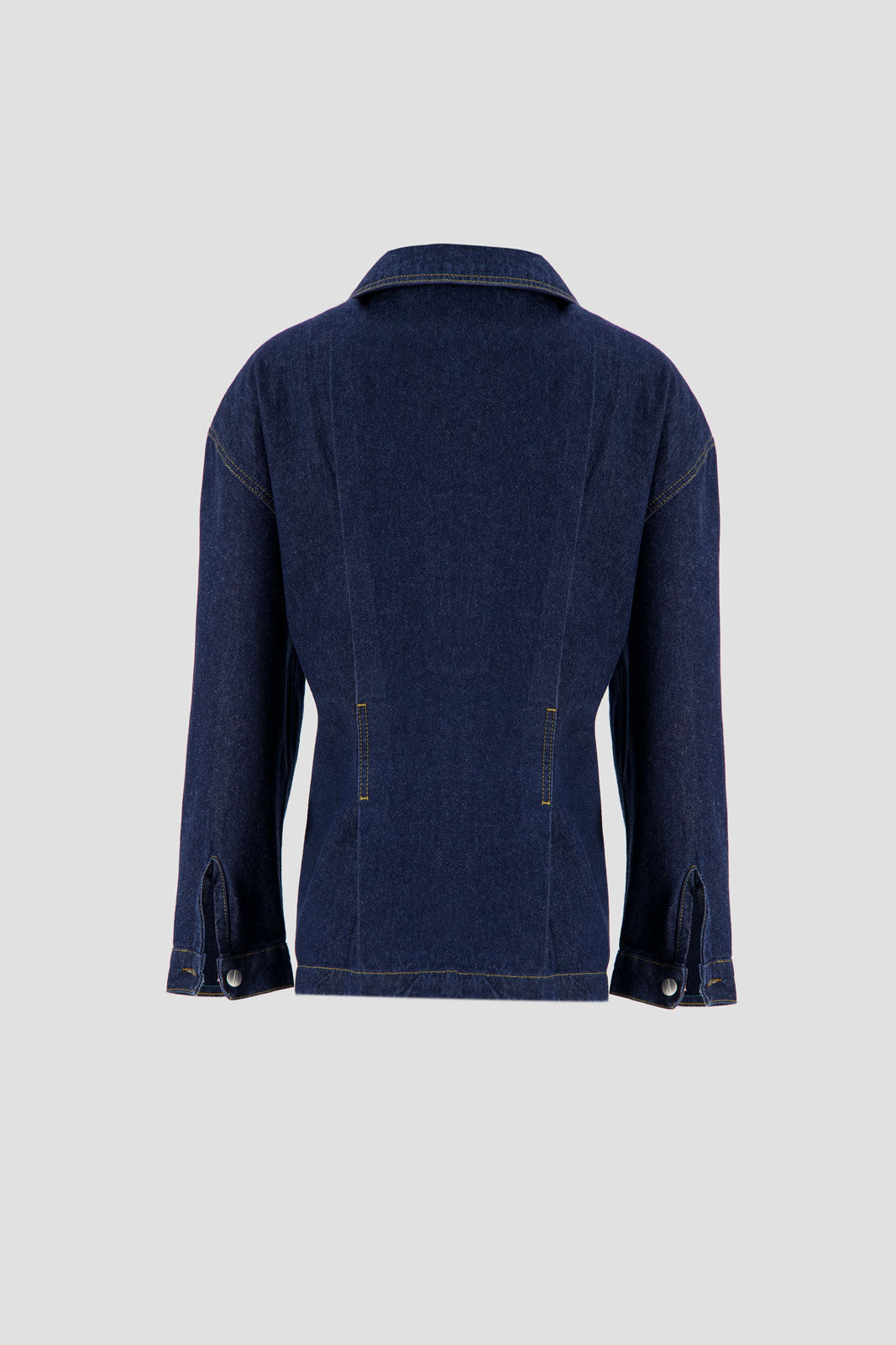 Denim Side Buttoned Shirt - Midnight Wash