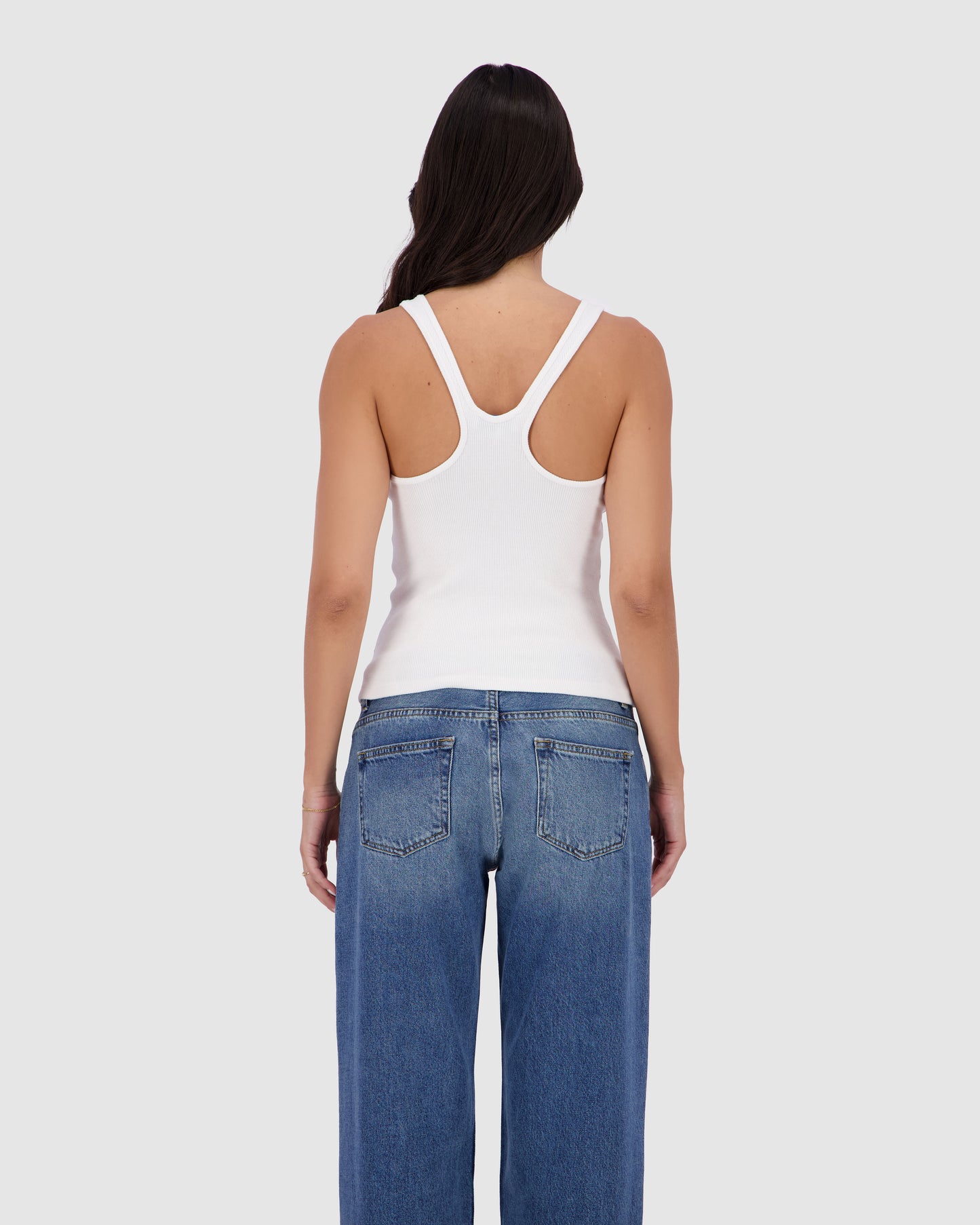 Racerback White
