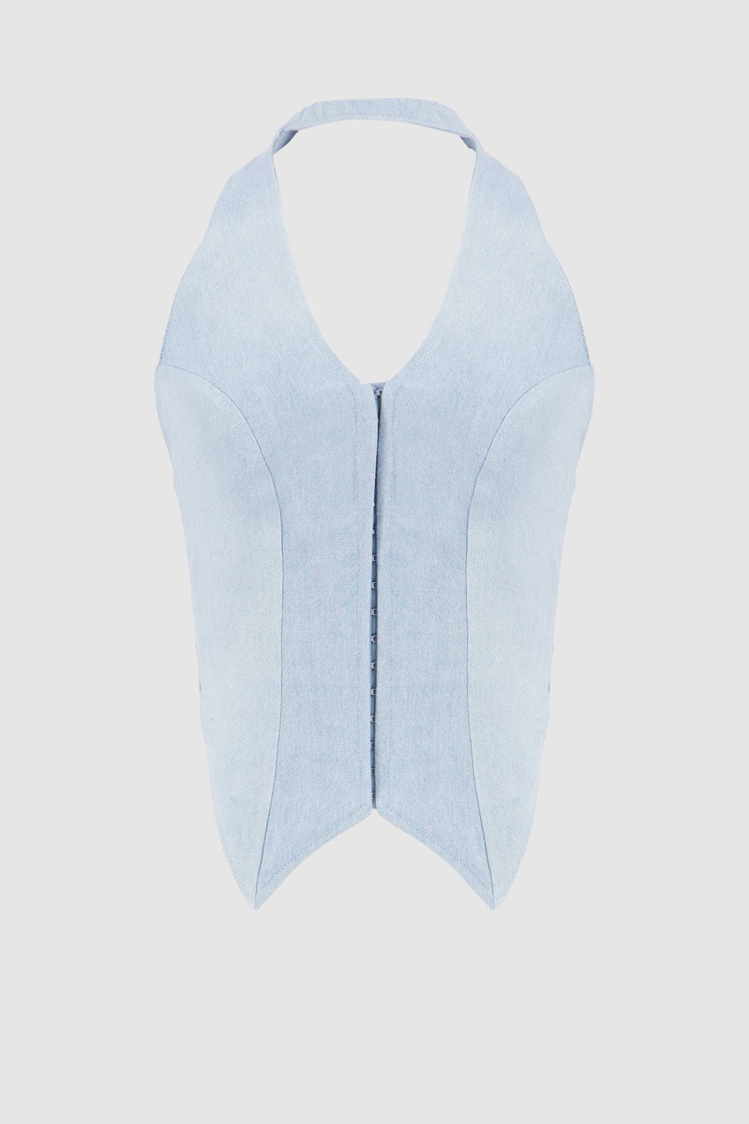 V-Stitched Corset -Sky Blue