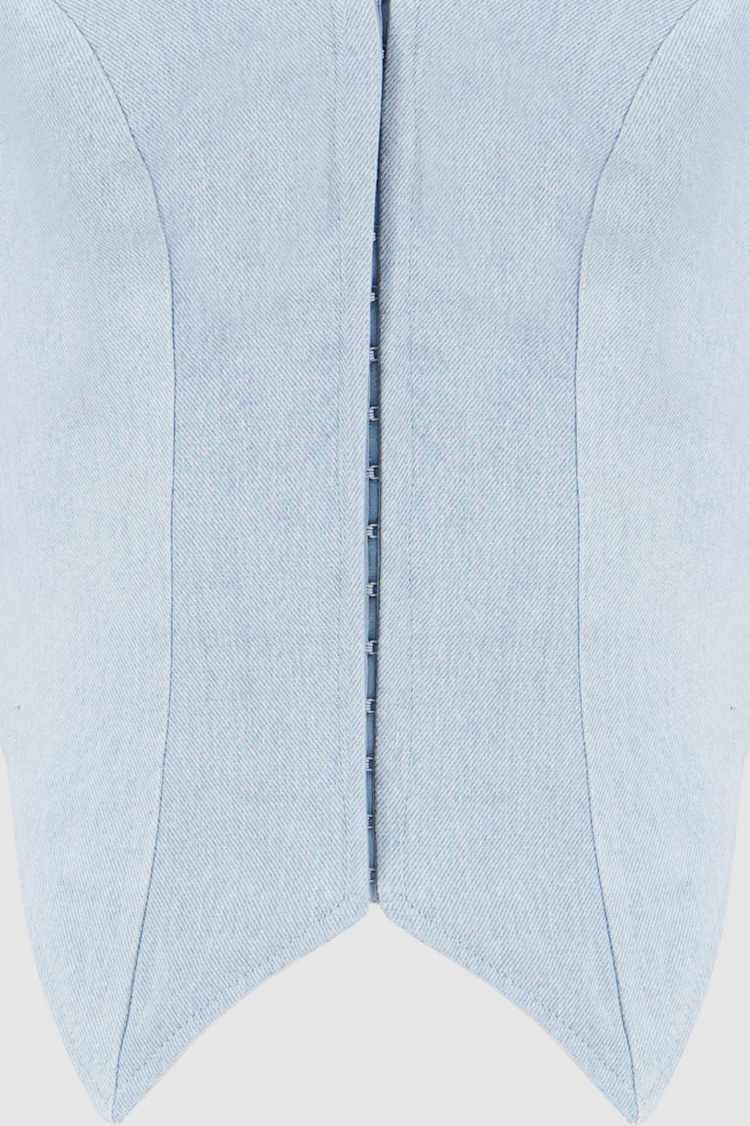 V-Stitched Corset -Sky Blue