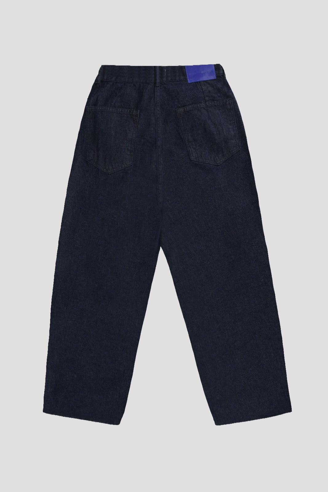 Denim Trousers Raw Navy