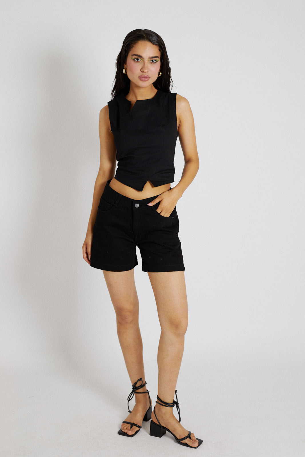 Walk All Over You Shorts Black