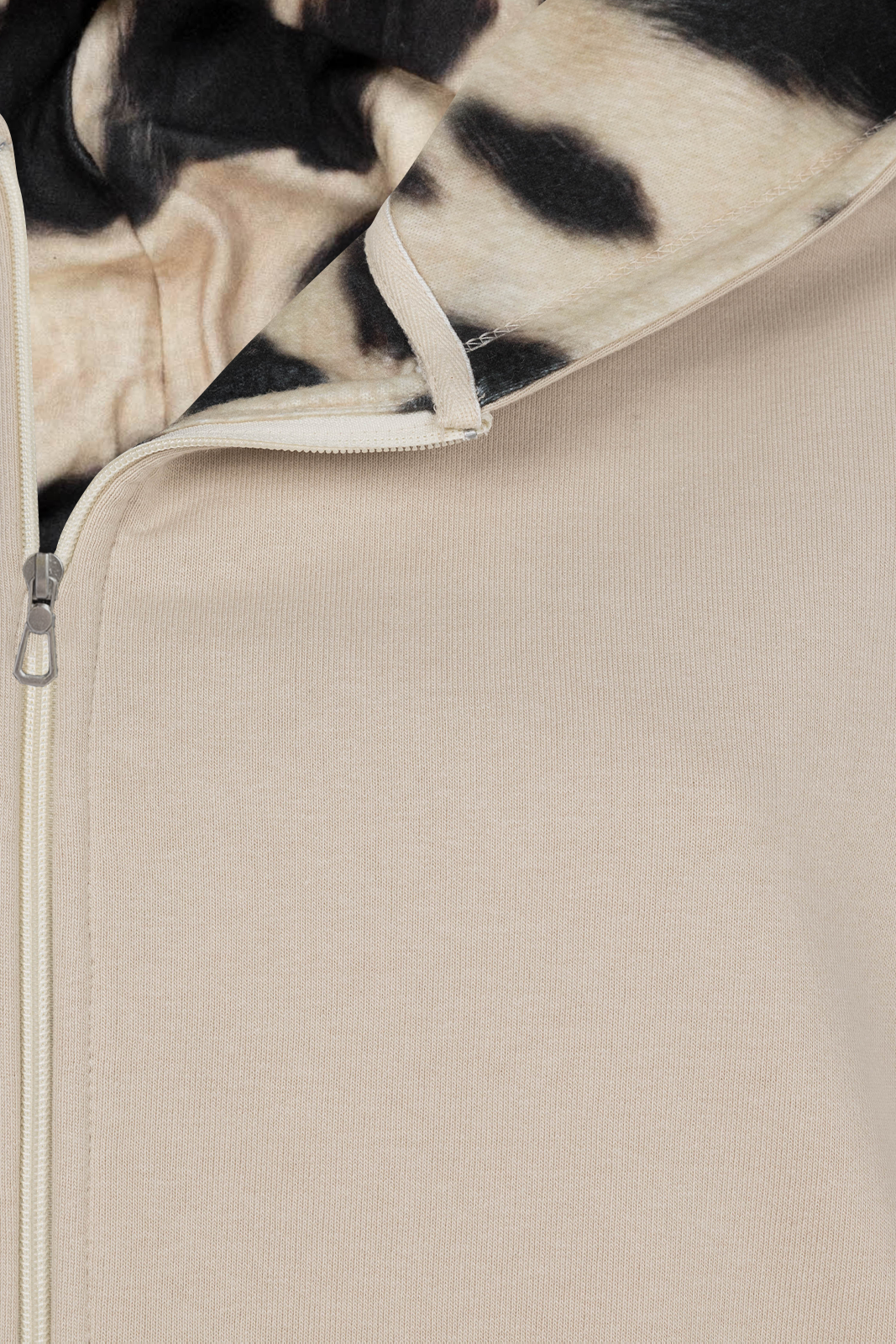 Cowhide Hoodie Offwhite