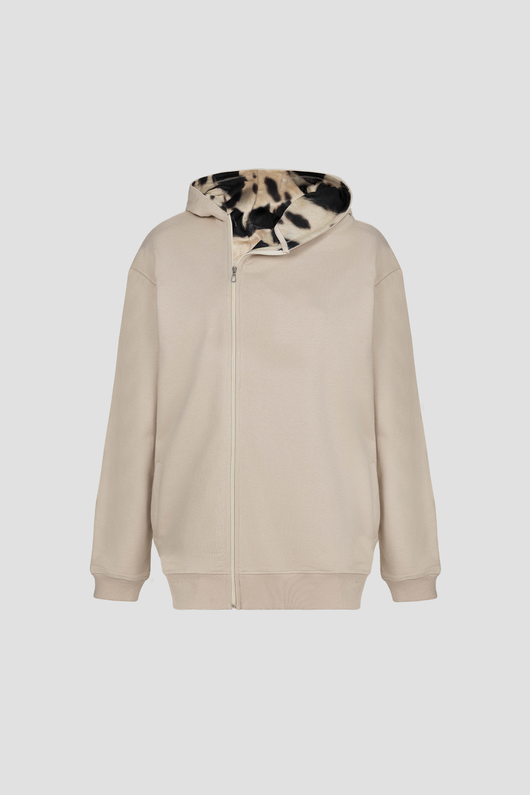 Cowhide Hoodie Offwhite