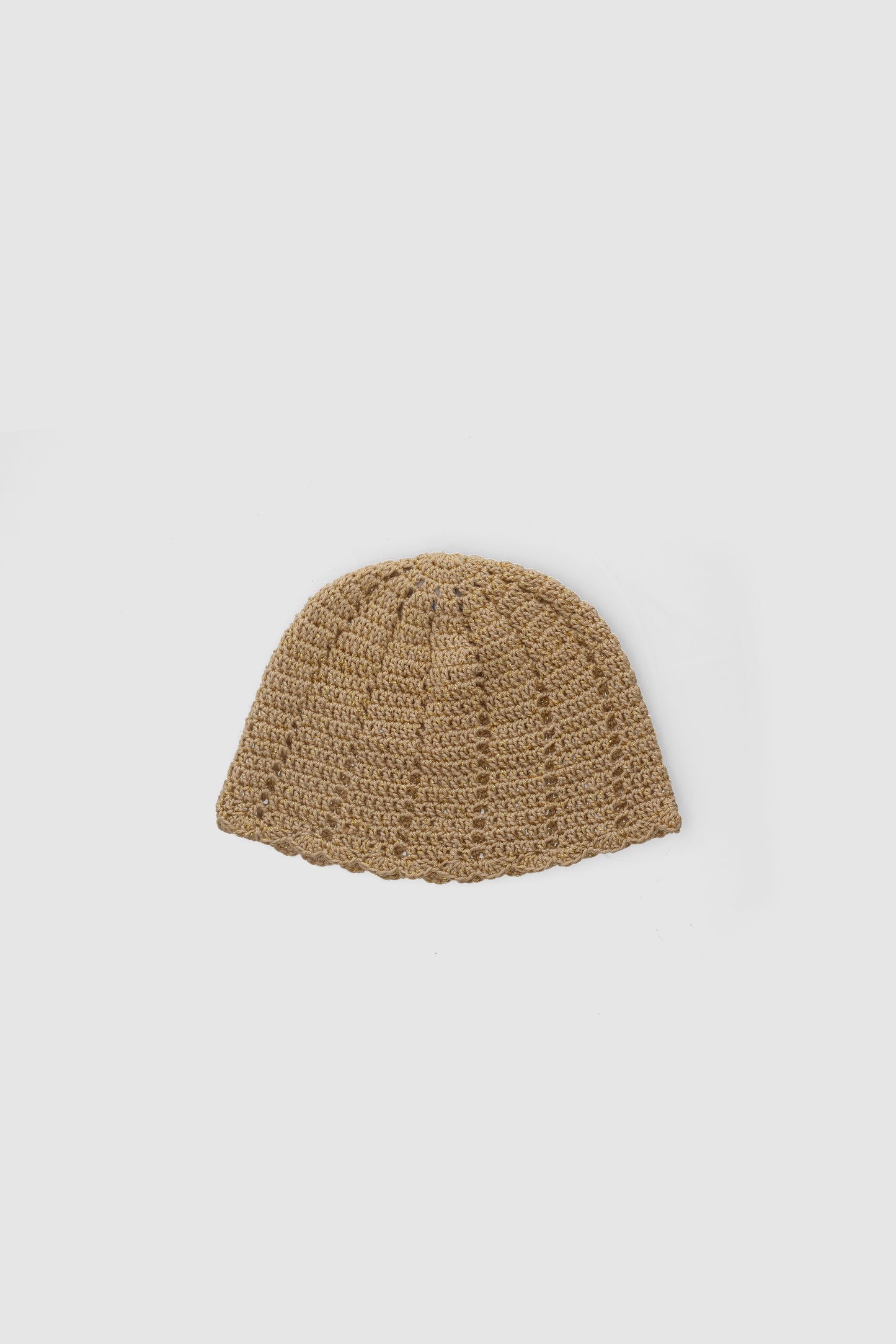 Crochet Hat -Gold