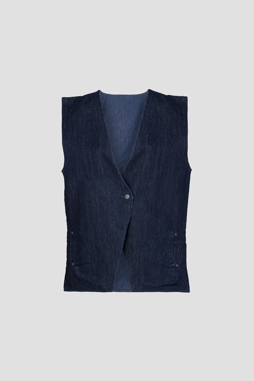 Jean Waistcoat Raw Denim