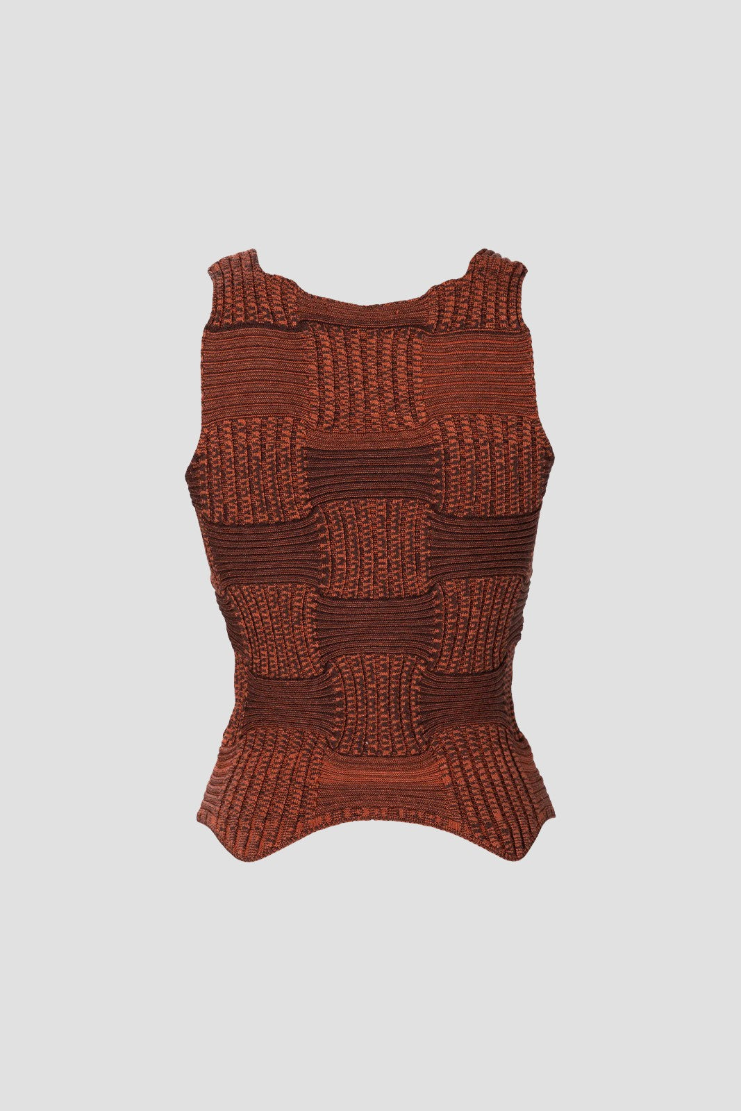 Woven Tank Brown