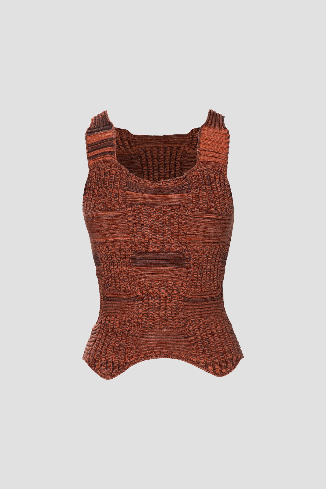 Woven Tank Brown