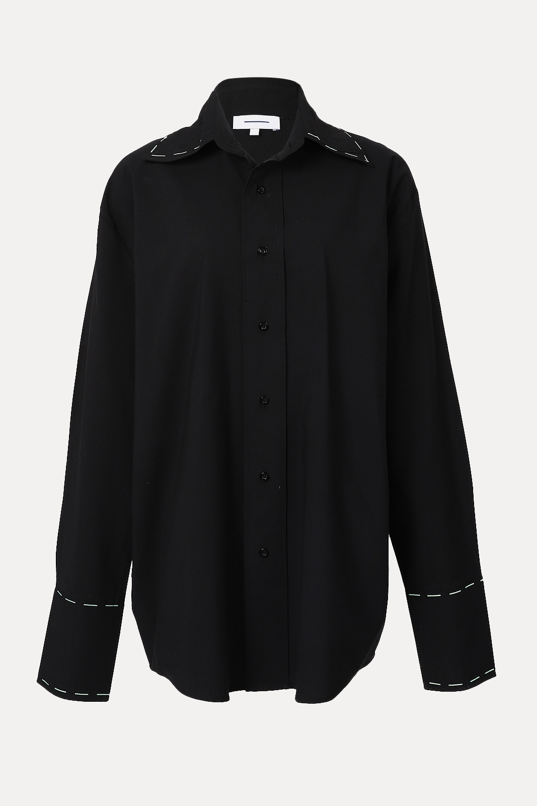 Exaggerated Shirt Black