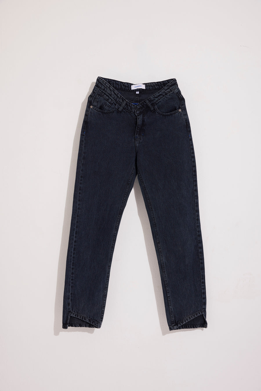 Be Edgy - V cut Jeans - Stone Black
